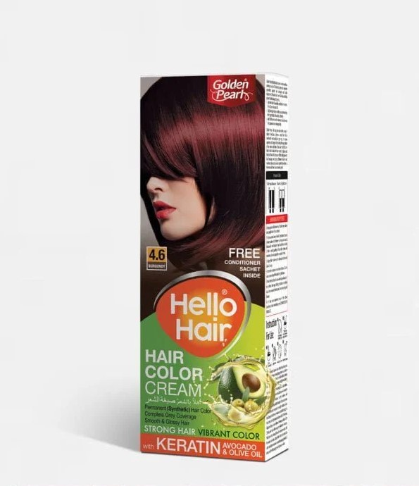 Hello Hair Hair Color Burgundy 4.6